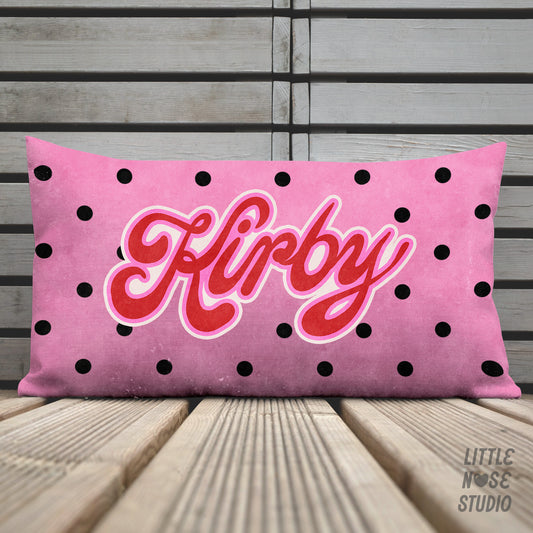 Signature Pet Name Lumbar Pillow