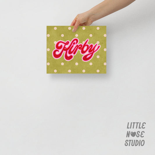 Art Print of Your Pet's Name (no frame)