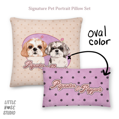 Signature Pet Name Lumbar Pillow
