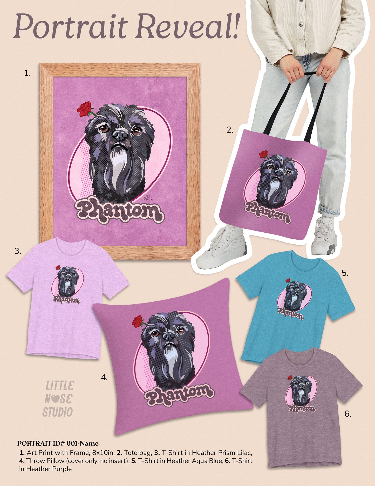 Fair Special Pet Portrait – Hand-Drawn Digital Illustration