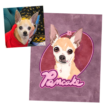 Jiffy Pet Portrait – Hand-Drawn Digital Illustration