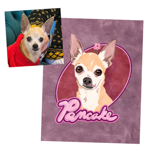 Jiffy Pet Portrait – Hand-Drawn Digital Illustration