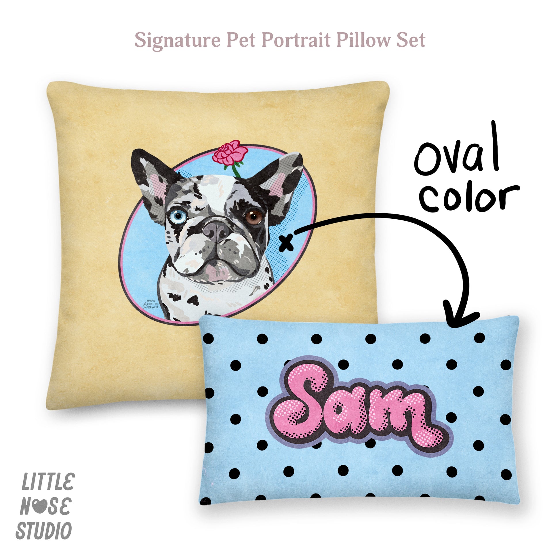 Signature Pet Name Lumbar Pillow