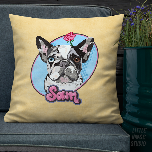 Signature Cameo Pillow with Your Portrait