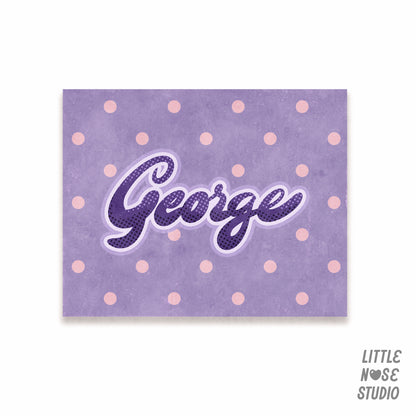 Signature Hand-Lettered Name Art - Digital Illustration
