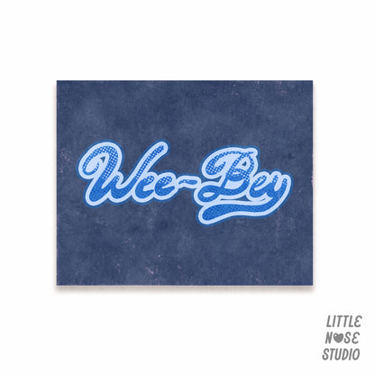 cursive bubble letters (flowing handwriting)
