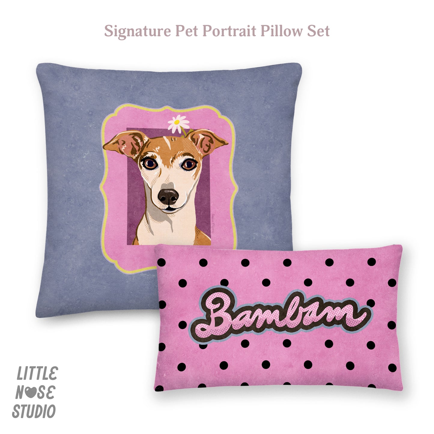 Signature Cameo Pillow with Your Portrait