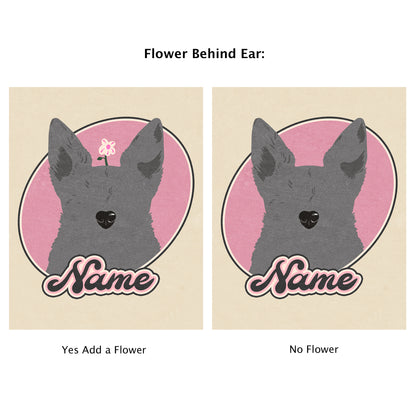 Signature Pet Portrait – Hand-Drawn Digital Illustration (Start Here)