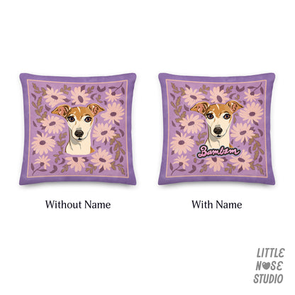 Floral Pillow with Your Portrait – Happy Daisy