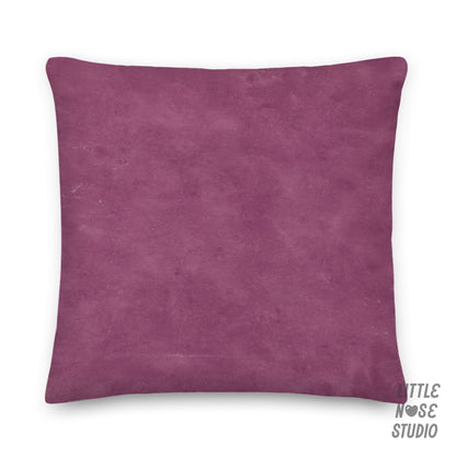 Floral Pillow with Your Portrait – Tattoo Rose