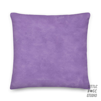 Floral Pillow with Your Portrait – Happy Daisy