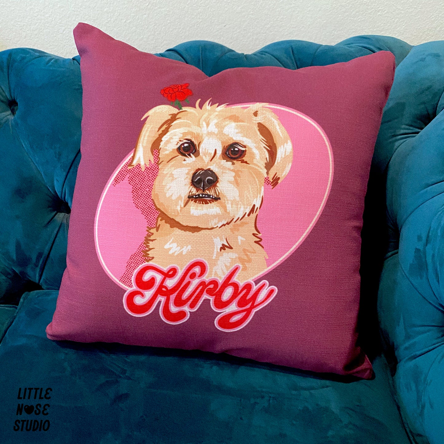 Signature Cameo Pillow with Your Portrait