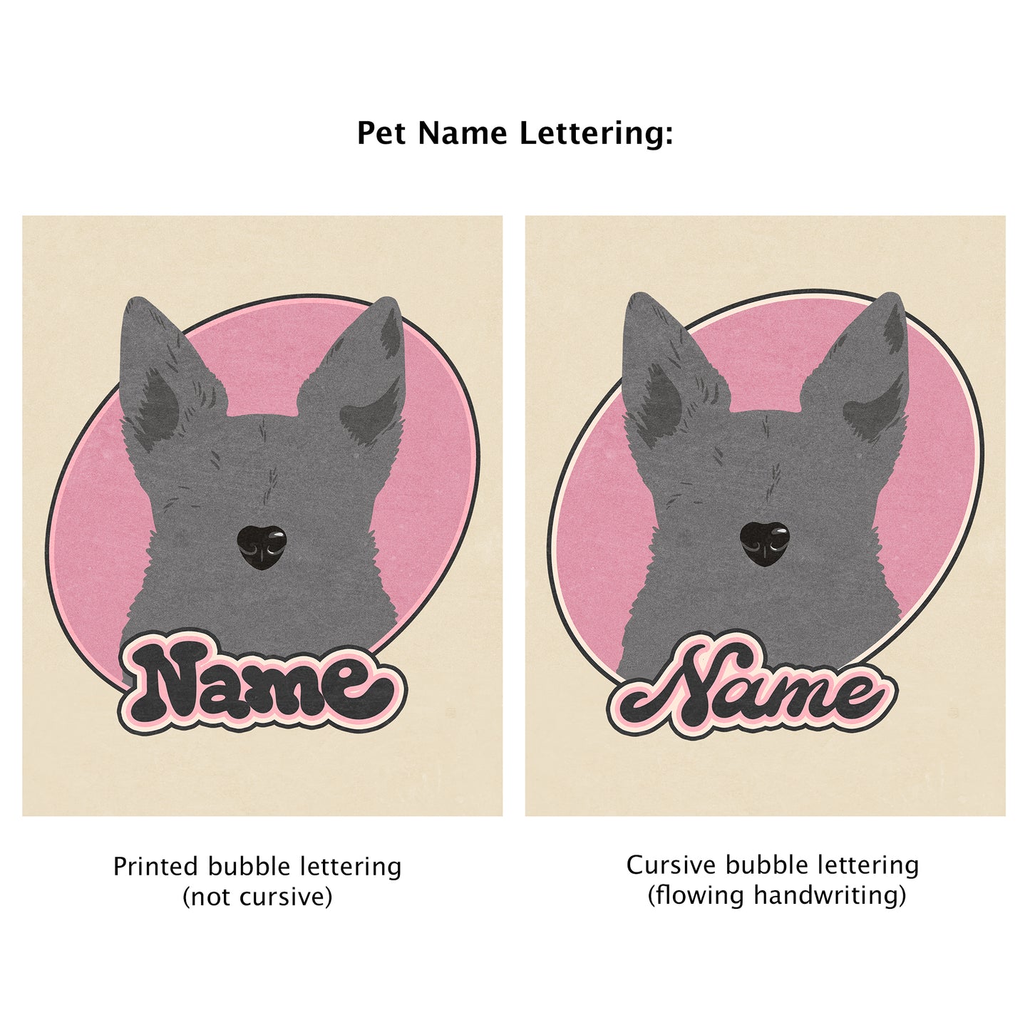 Signature Pet Portrait – Hand-Drawn Digital Illustration (Start Here)