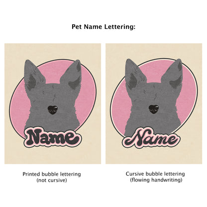 Signature Pet Portrait – Hand-Drawn Digital Illustration (Start Here)