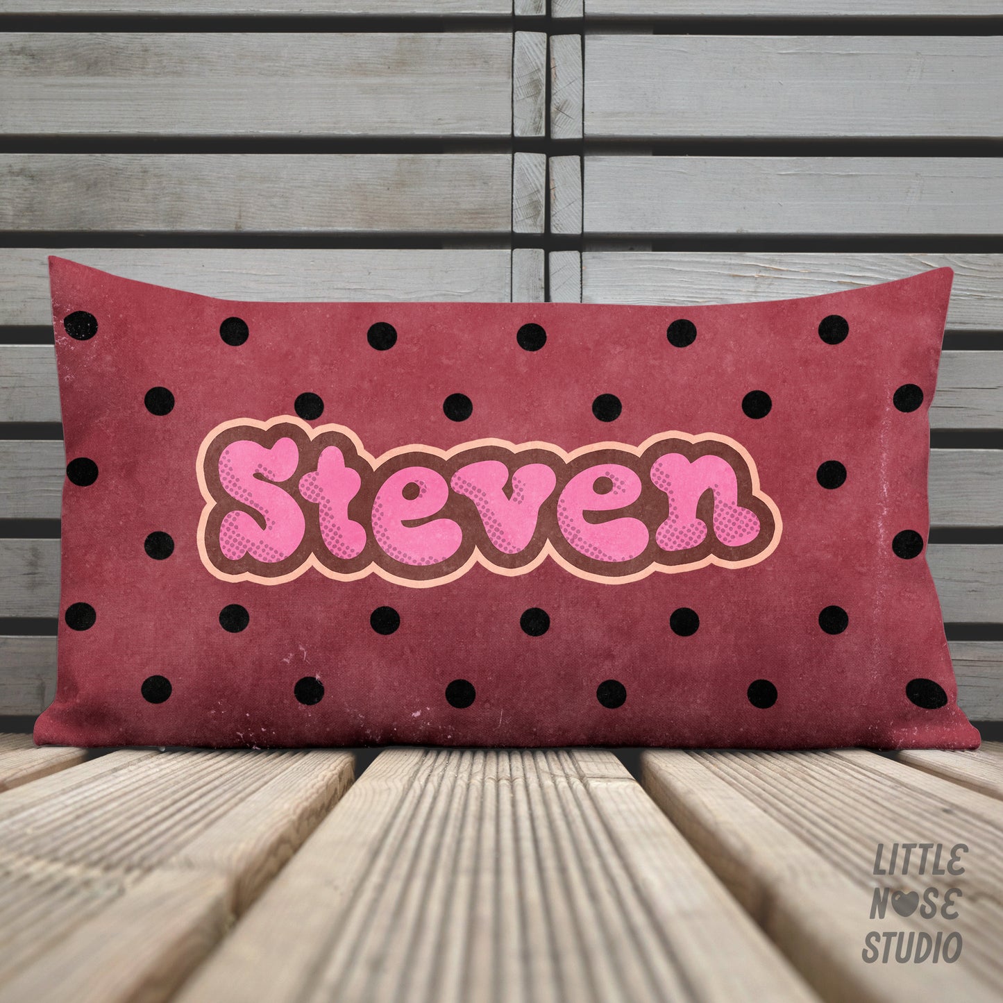 Signature Pet Name Lumbar Pillow