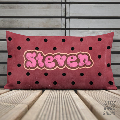 Signature Pet Name Lumbar Pillow