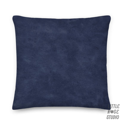 Floral Pillow with Your Portrait – Art Nouveau