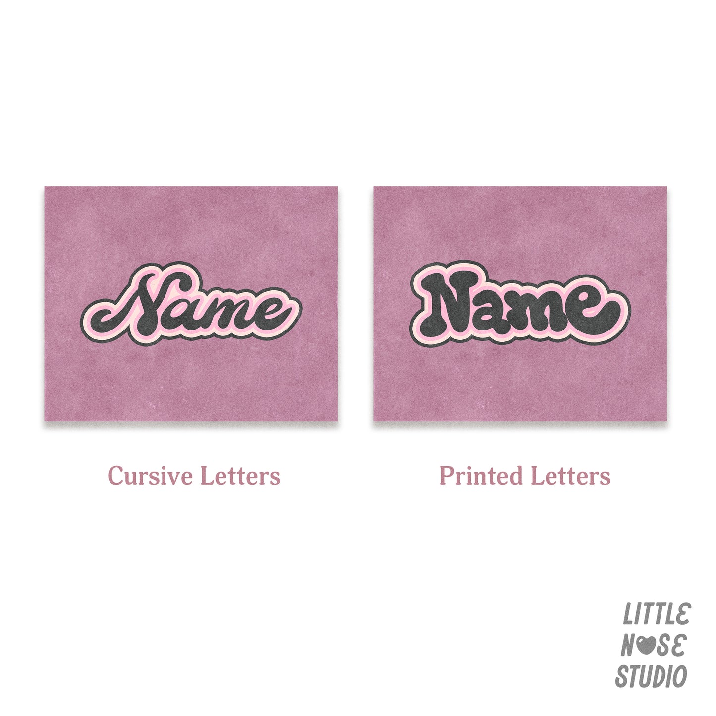 Signature Hand-Lettered Name Art - Digital Illustration