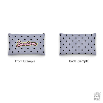 Signature Pet Name Lumbar Pillow
