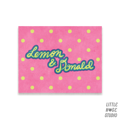 Signature Hand-Lettered Name Art - Digital Illustration