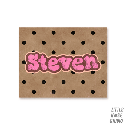 Signature Hand-Lettered Name Art - Digital Illustration