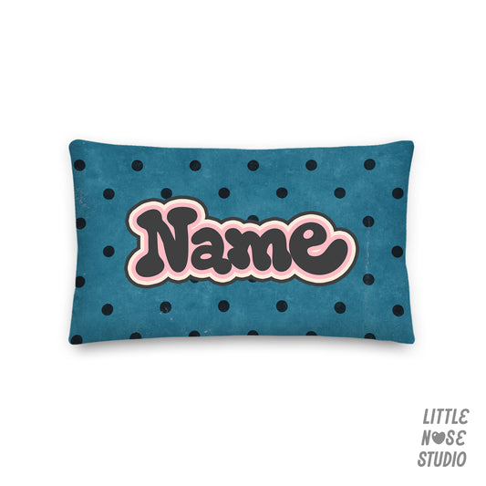 Signature Pet Name Lumbar Pillow